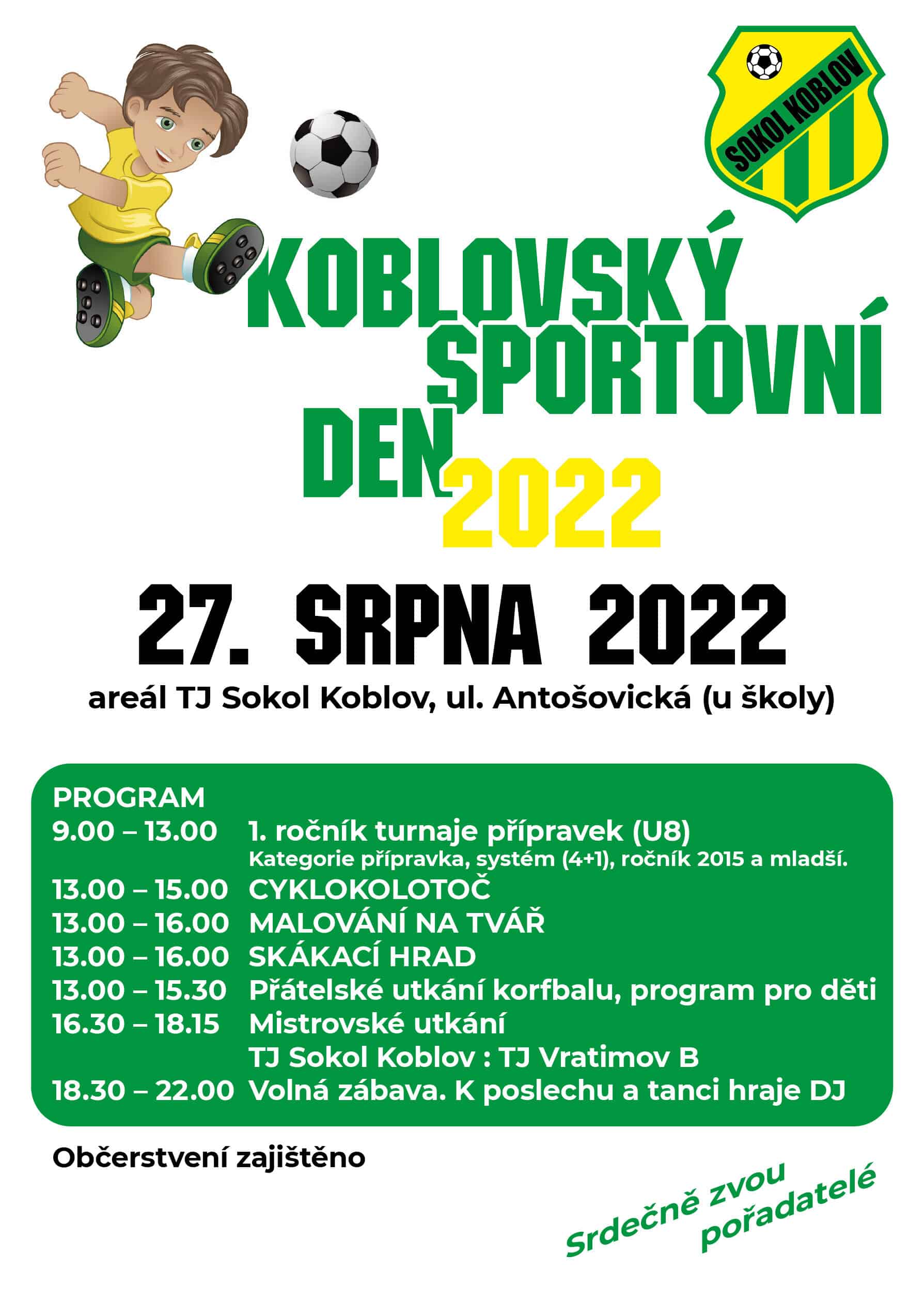 Koblovský sportovní den 2022