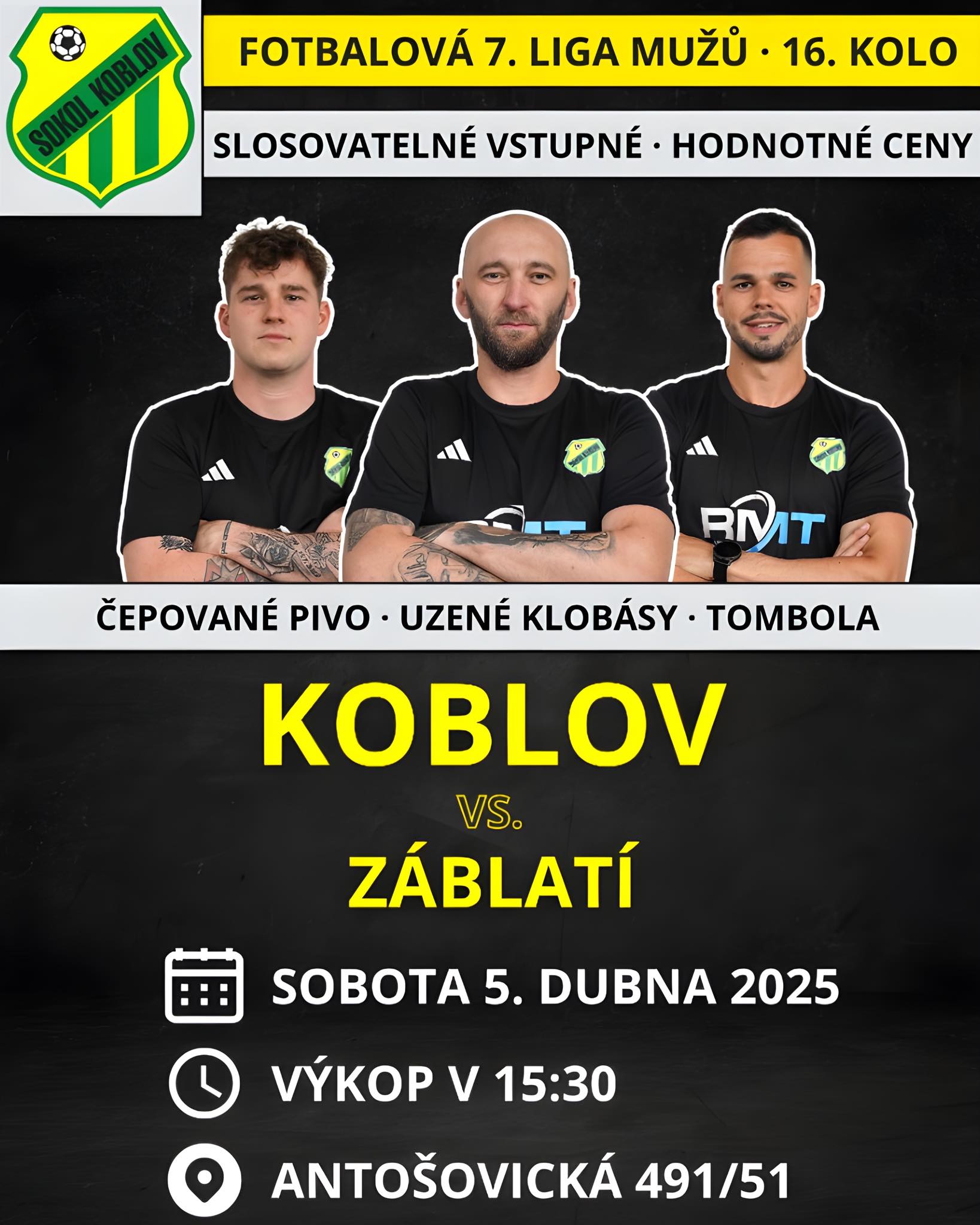První jarní domácí zápas je tady!